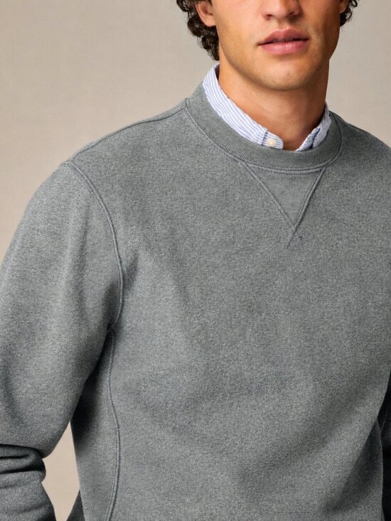J. Crew Other - J. Crew Infield Fleece Crewneck Sweatshirt Heather Gray Small #A3051